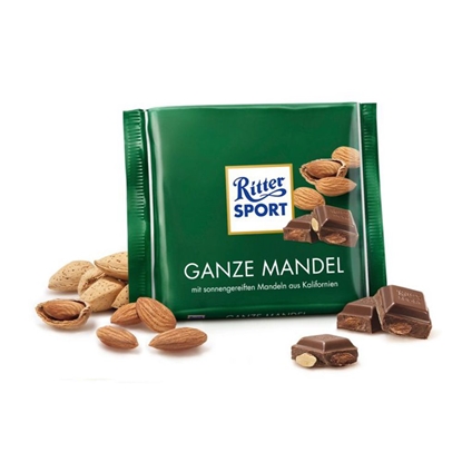Picture of RITTER SPORT ALMONDS 100GR